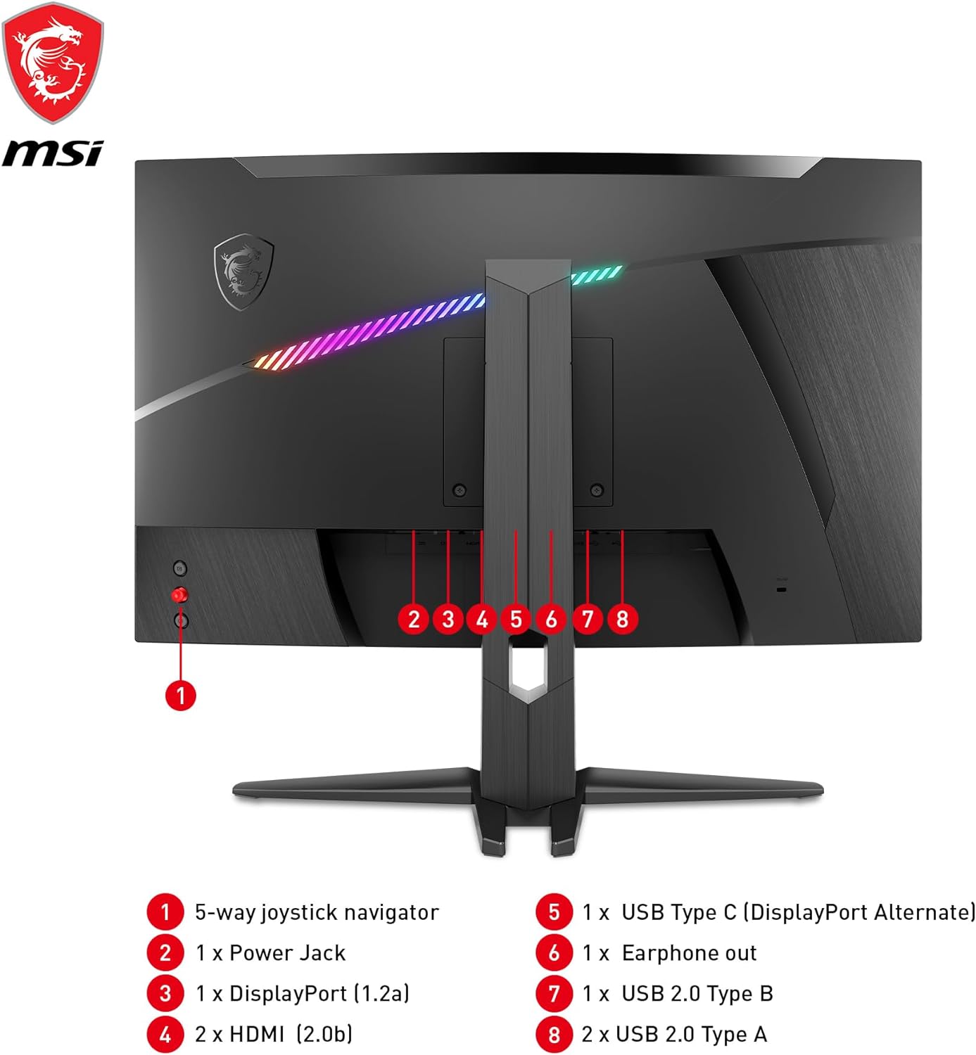MSI LED Monitor MAG 325CQRF QD 31.5 Inch Curved 170Hz WQHD MSI LED Monitor MAG 325CQRF QD 31.5 Inch Curved 170Hz WQHD